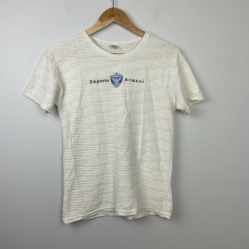 Emporio Armani Women’s White Vintage T-Shirt Shirt